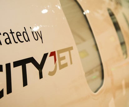 Flugzeug von City Jet: Bald auch für Lufthansa unterwegs.