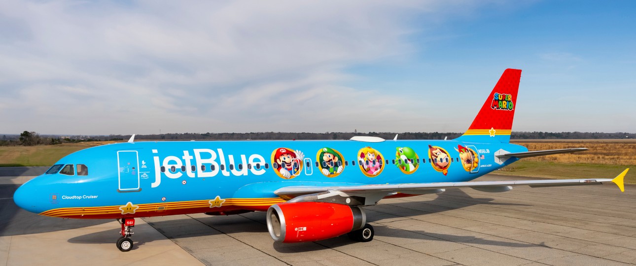 Die N561JB  von Jetblue: Der Airbus A320 ist 22 Jahre alt.