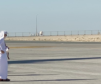 Flughafen Dubai World Central: Hier landete Abramovichs Boeing 787.
