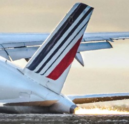 Air France A350 beim Tailstrike: Die Airline passt ihre Regeln an.