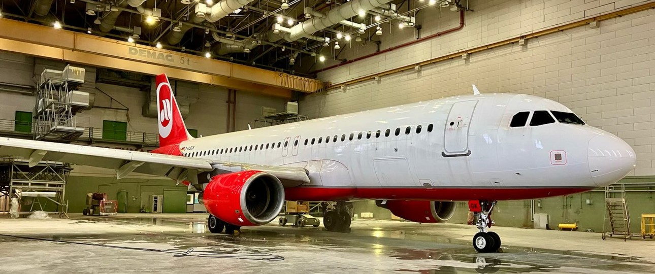 Ein letzter Blick auf die D-ASGK im ikonischen Air-Berlin-Look.