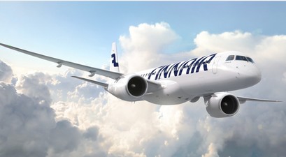 Embraer A195-E2 in Farben von Finnair: Sollen schon bald zur Flotte stoßen.