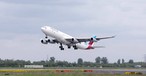 A340 in den Farben von Eurowings: Bis Ende 2019 werden die Vierstrahler ausgeflottet.