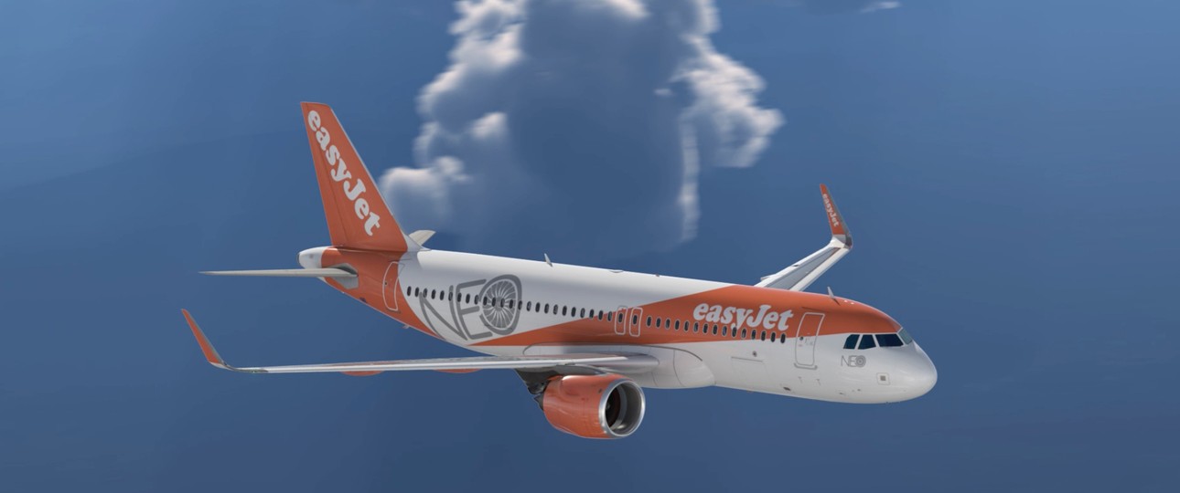 Airbus A320 Neo von Easyjet: Ein Flugzeug dieses Typs flog viel zu tief.