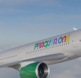 Die Farben von Pragusa.One: Langfristig will die Airline auf den Airbus A350 bauen.