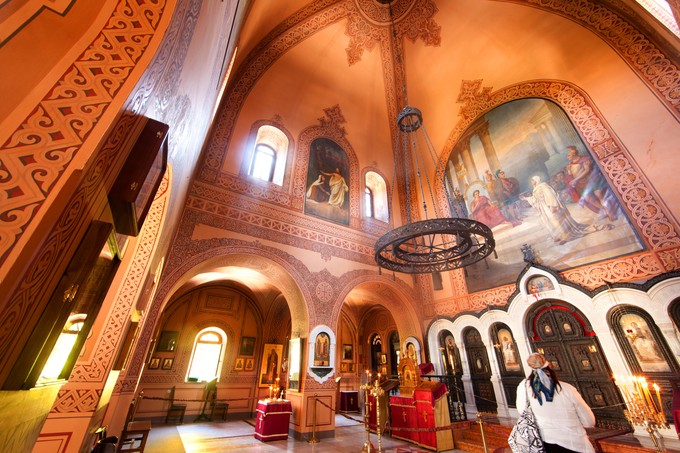Jerusalem ist gelebtes Multikulti: Die russisch-orthodoxe Maria-Magdalena-Kirche.