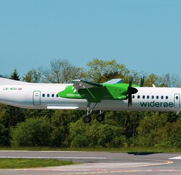 Flugzeug von Wideroe: Immer wieder Probleme wegen GPS-Störungen