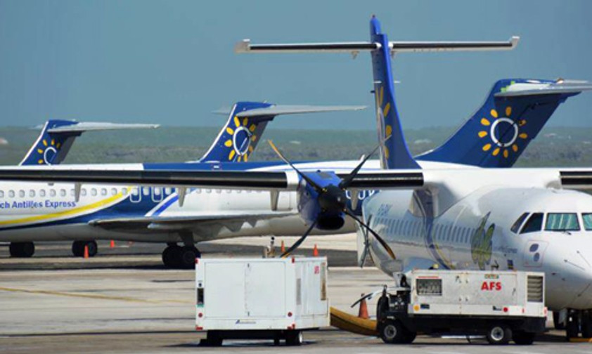 Vier der neun Flieger von Dutch Antilles Express: Basis in Willemstad.