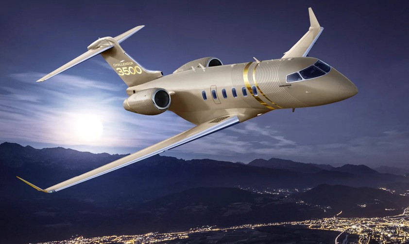 So präsentiert Bombardier die Challenger 3500.