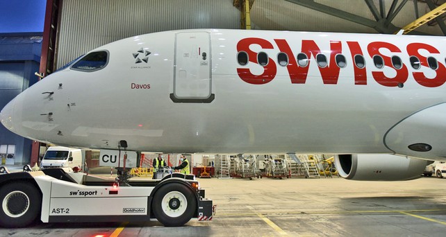 Airbus A220 mit dem Kennzeichen HB-JCU: Swiss besitzt jetzt neun A220-100 und 21 A220-300.