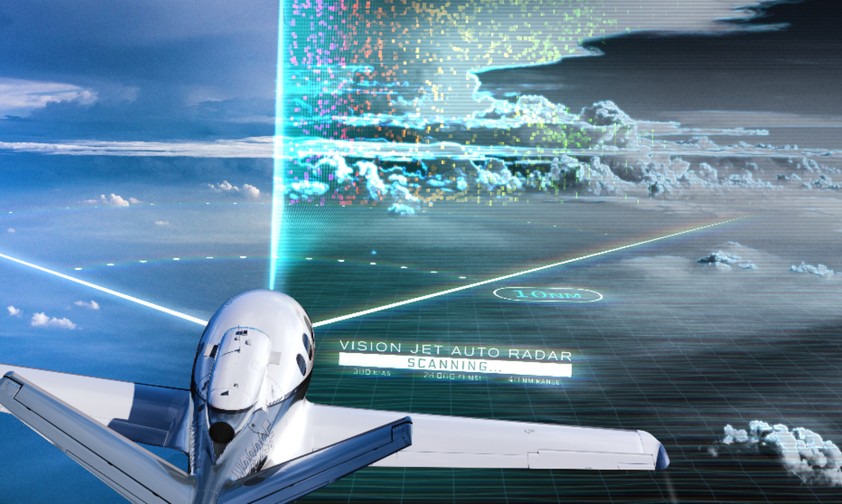 Der Vision Jet: Wird mit Auto Radar ausgestattet.
