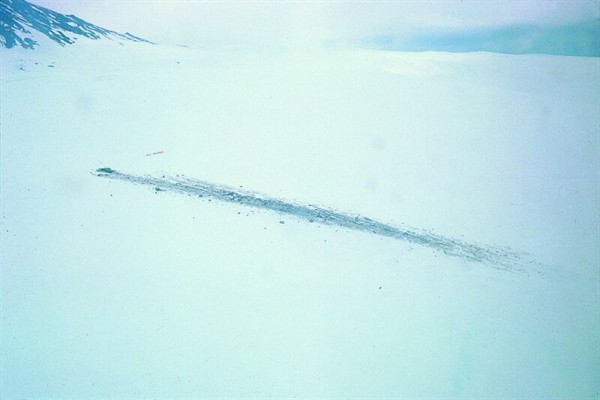 Die DC-10 von Air New Zealand knallte ungebremst in die Flanke des Mount Erebus.