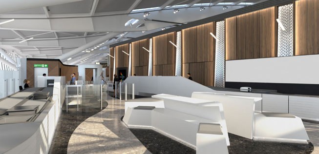 ... bis zu den First-Lounges...