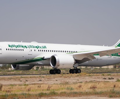 Der erste Dreamliner von Iraqi Airways: Hat aktuell ein Problem.