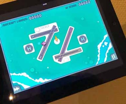 Tablet: Noch darf man damit an Bord spielen.