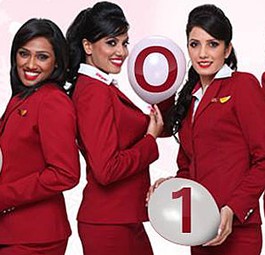 Flugbegleiterinnen von Spicejet: Sie fliegen weiter mit B737.