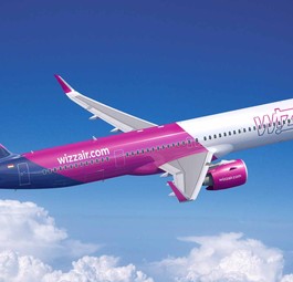 Airbus A321 XLR in den Farben von Wizz Air: Die Flieger werden ab 2023 ausgeliefert.