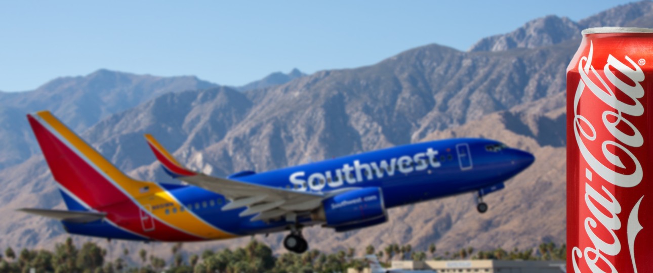 Jet von Southwest Airlines und Cola-Dose: Es gibt Probleme.