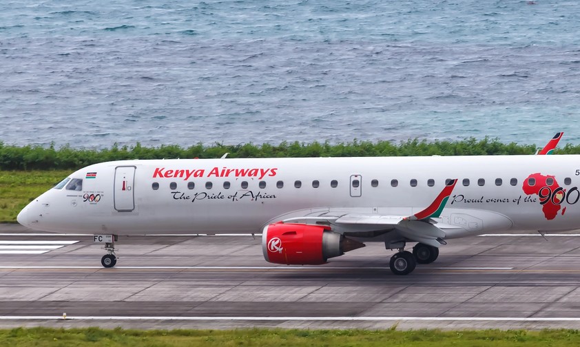 Embraer E190 von Kenya Airways: Die Airline will die Flotte jetzt vielleicht doch vergrößern. 