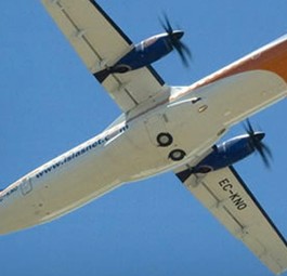 ATR72 von Islas Airways: Flotte bleibt am Boden.