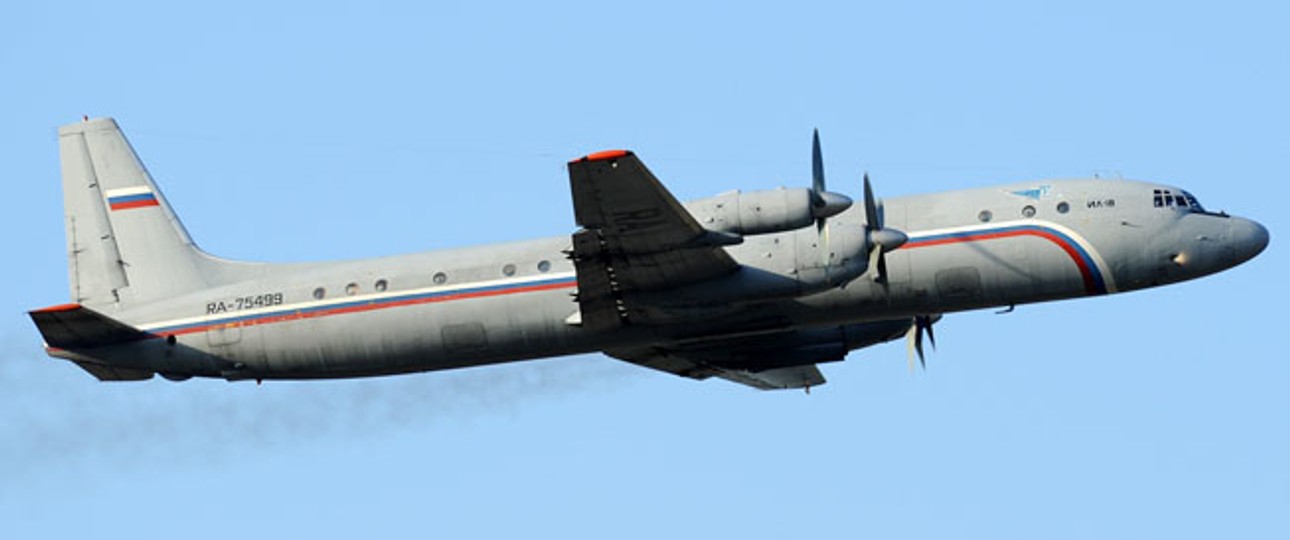 Ilyushin Il-18 der russischen Armee: Eine Maschine dieses Typs ist verunglückt.