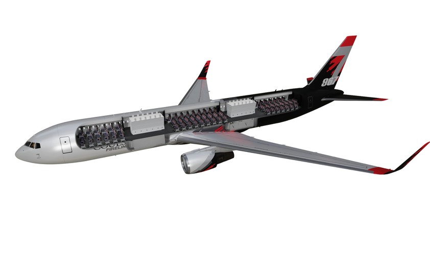 Boeing 767: So soll das Flugzeug von Coulson ach dem Umbau aussehen.