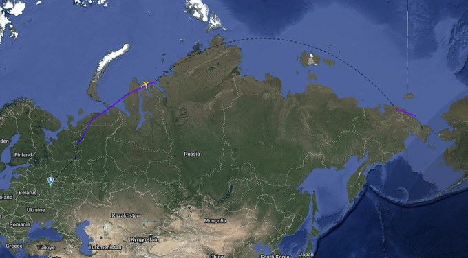Russisches Flugzeug auf dem Weg in die USA: Wer ist an Bord?