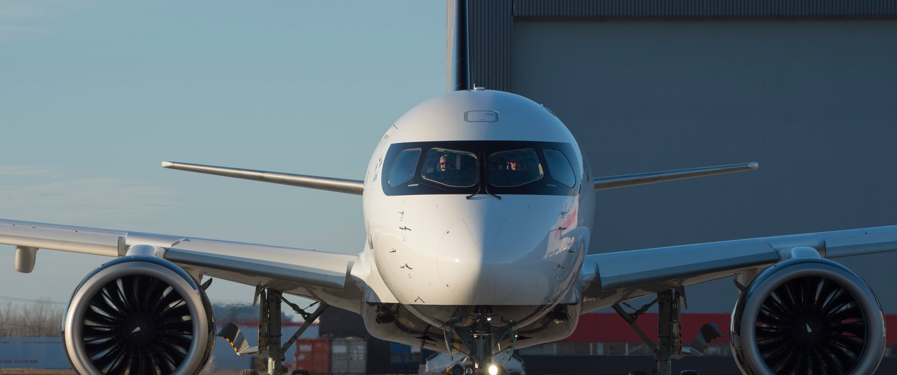 Ein A220 von Air Canada: Die kanadische Airline darf keine Flugzeugkäufe stornieren.