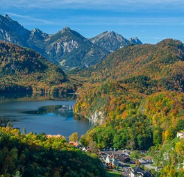 Alpsees mit Schloss Hohenschwangau