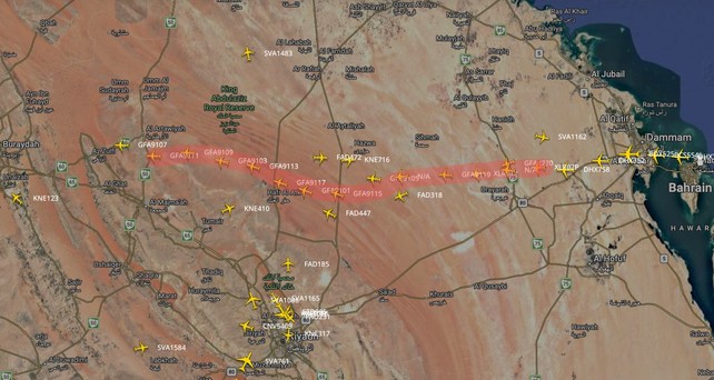 gulf air raus aus bahrain