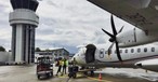 ATR 72 von Lübeck Air in Bern: Neue Destination.