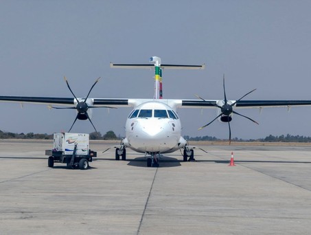 ATR42 von Air Zimbabwe: Die Fluglinie betreibt aktuell ein Flugzeug.