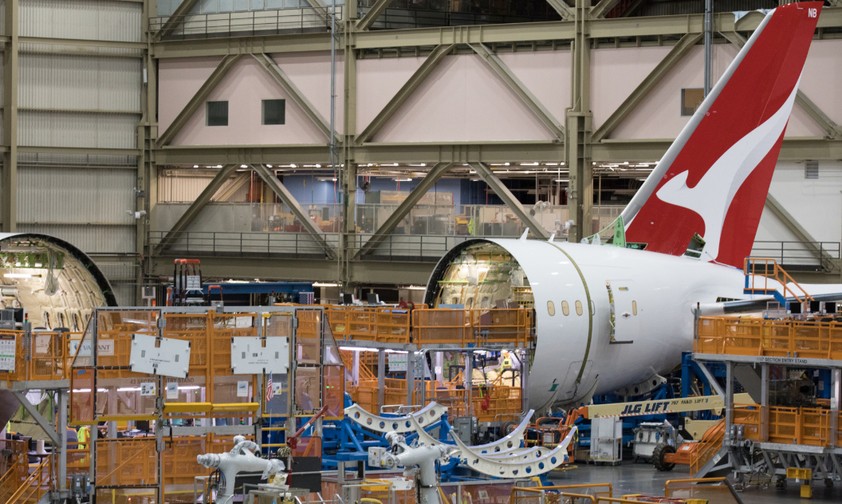 Bau einer Boeing 787 für Qantas: Die FAA schaut sehr genau hin.
