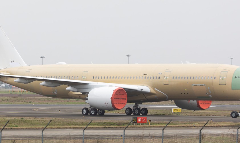 Airbus A350 für die Flugbereitschaft des deutschen Verteidigungsministeriums: Innenausbau in Hamburg.