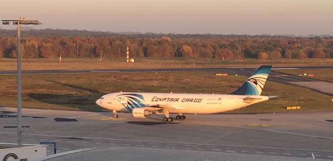 Egypt Air Cargo in Köln/Bonn.