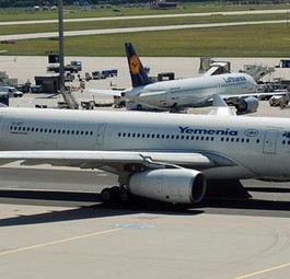 Airbus A330 von Yemenia: Der Jet wurde am Start gehindert.
