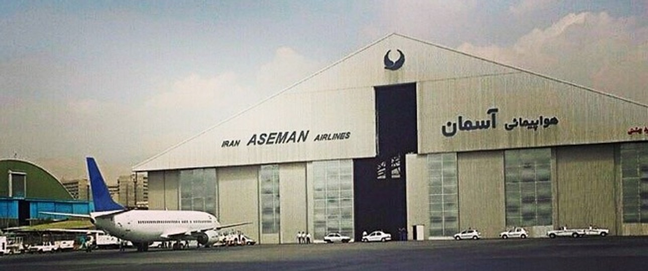 Hangar von Iran Aseman: Künftig stehen hier auch mal A320 Neo.