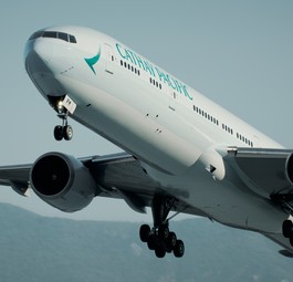 Boeing 777 von Cathay Pacific: In solch einem Jet geschah der Vorfall.