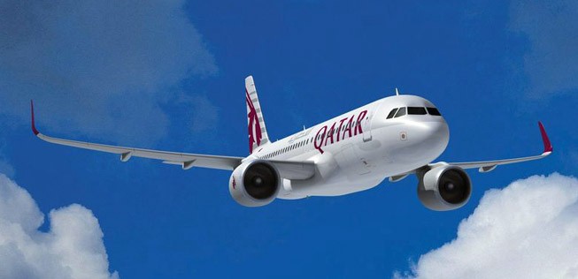 Airbus A320 Neo in den Farben von Qatar Airways: bislang erst als Skizze.