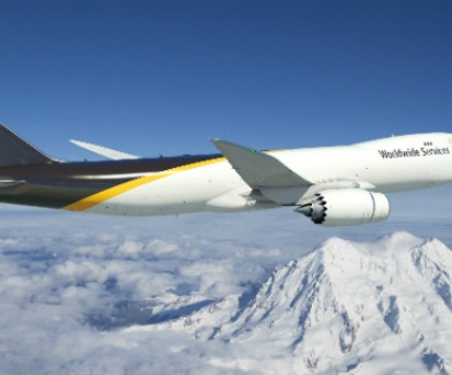 Boeing 747-8F in den Farben von UPS: