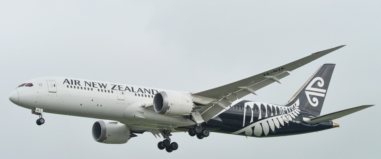 Boeing 787-9 von Air New Zealand: Die Airline setzt diesen Flugzeugtyp auf der Route San Francisco - Auckland ein. 