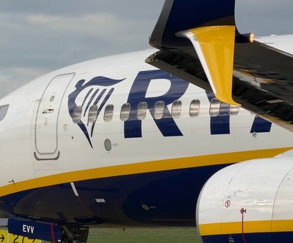 Boeing 737 von Ryanair: Bleibt ohne Starlink-Antennen.