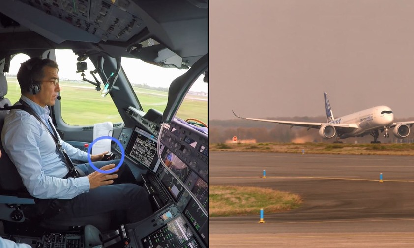Airbus A350 hebt ganz von alleine ab