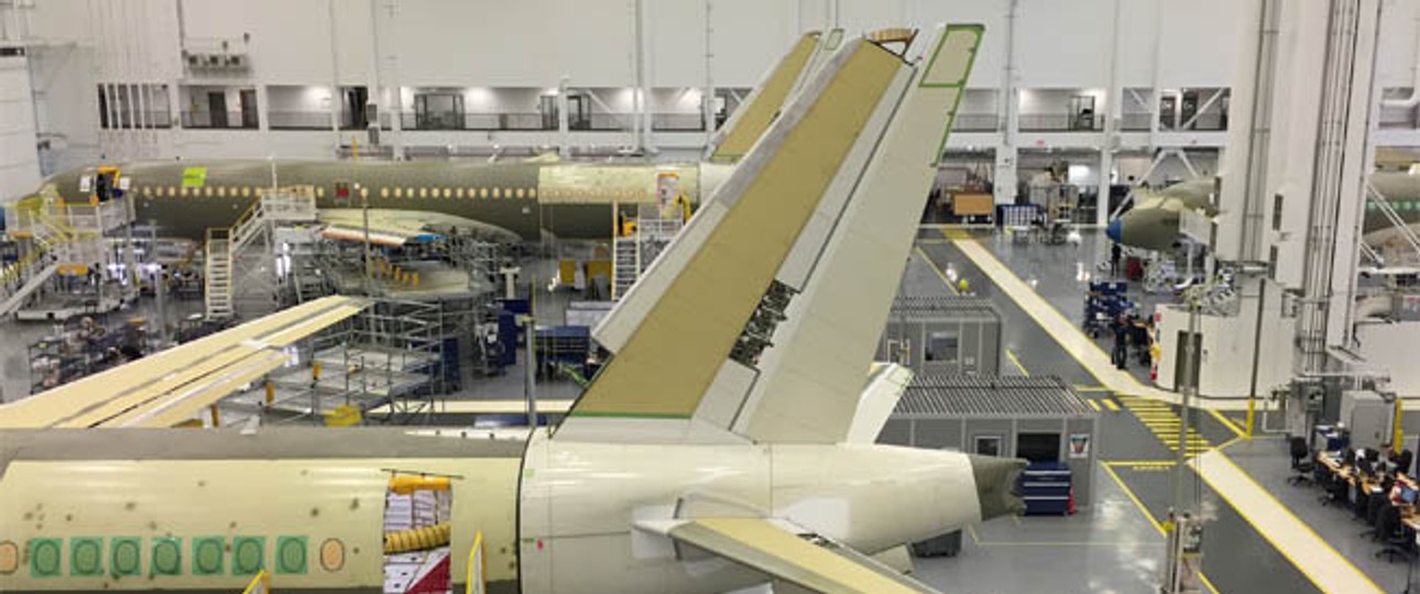 Produktion der C-Series in Montreal: Das Flugzeug fliegt und es fliegt gut.