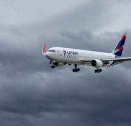Boeing 767 von Latam Cargo: Könnte über Frankfurt so ausgesehen haben.