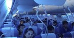 Air-China: Passagiere posteten in Sozialen Netzwerken Bilder der Kabine während des Fluges.