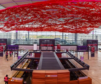 Terminal 1 des BER: Der neue Flughafen ist in Betrieb.