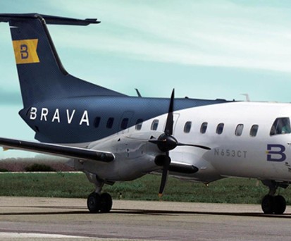 Embraer 120 in den Farben von Brava: Im Frühjahr soll es losgehen.