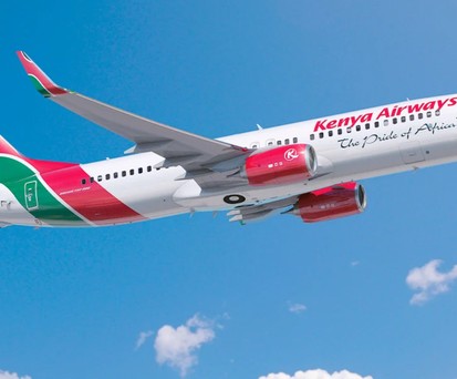 Jet von Kenya Airways: Ärger in Kinshasa.