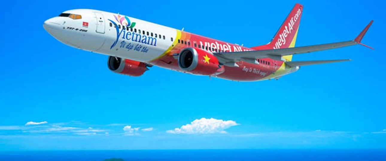 Boeing 737 Max in den Farben von Vietjet Air: Erster Auftrag für die Amerikaner.